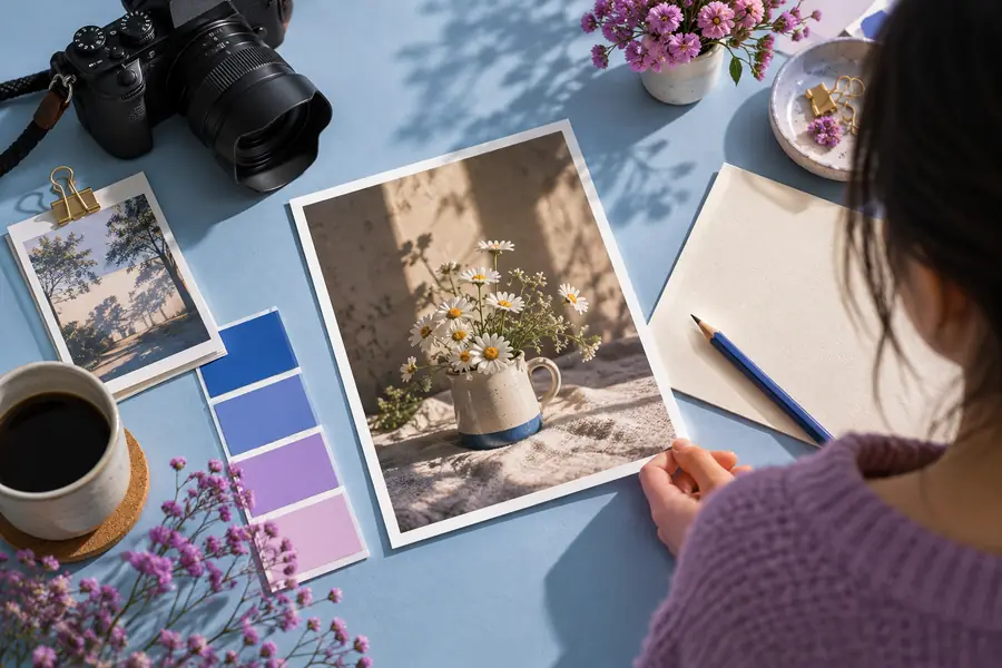 Source image prepared for comparing editing workflows