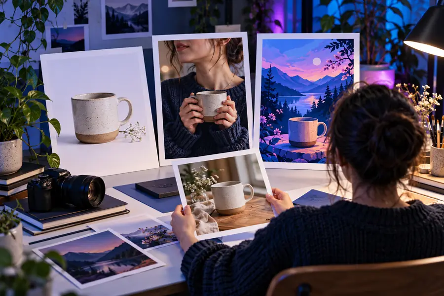 Finished image comparison showing the result of an editing workflow